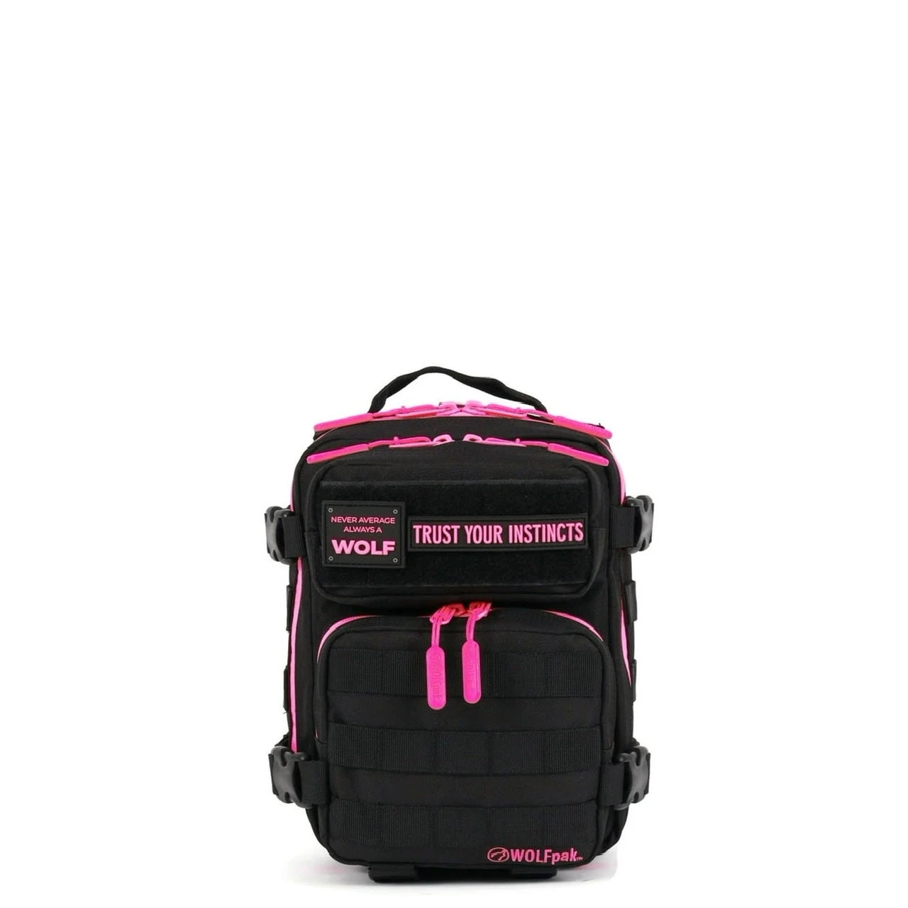 9L Backpack Mini Black Neon Pink 2 9L Backpack Mini Black Neon Pink - Image 2