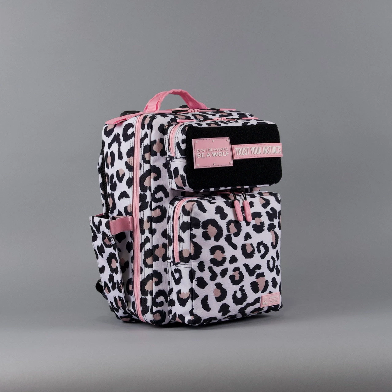 15L Backpack Leopard Pink Zip 7 15L Backpack Leopard Pink Zip - Image 7