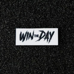 WIN THE DAY Strip Arctic White W/Black