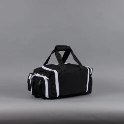 20L Mini Duffle Bag Black With White Accents -Fashion bags 20Ls4.30.24 016