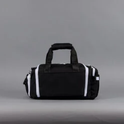 20L Mini Duffle Bag Black With White Accents -Fashion bags 20Ls4.30.24 019