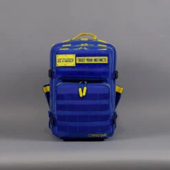 35L Backpack Blue Yellow Accents -Fashion bags 2224D5AC 4D31 42DB 8A0E 685E70219B67
