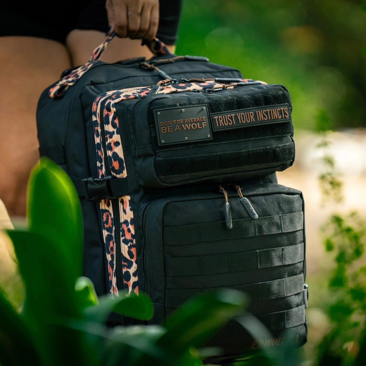 35L Backpack Alpha Black Leopard Limited Edition 4 35L Backpack Alpha Black Leopard Limited Edition - Image 4