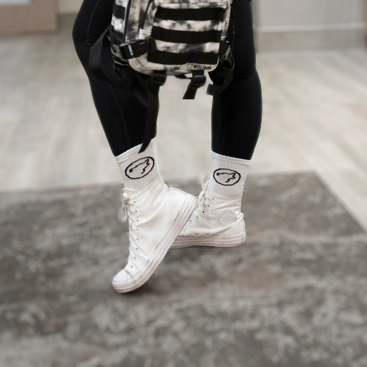 Arctic White Crew Socks 4 Arctic White Crew Socks - Image 4