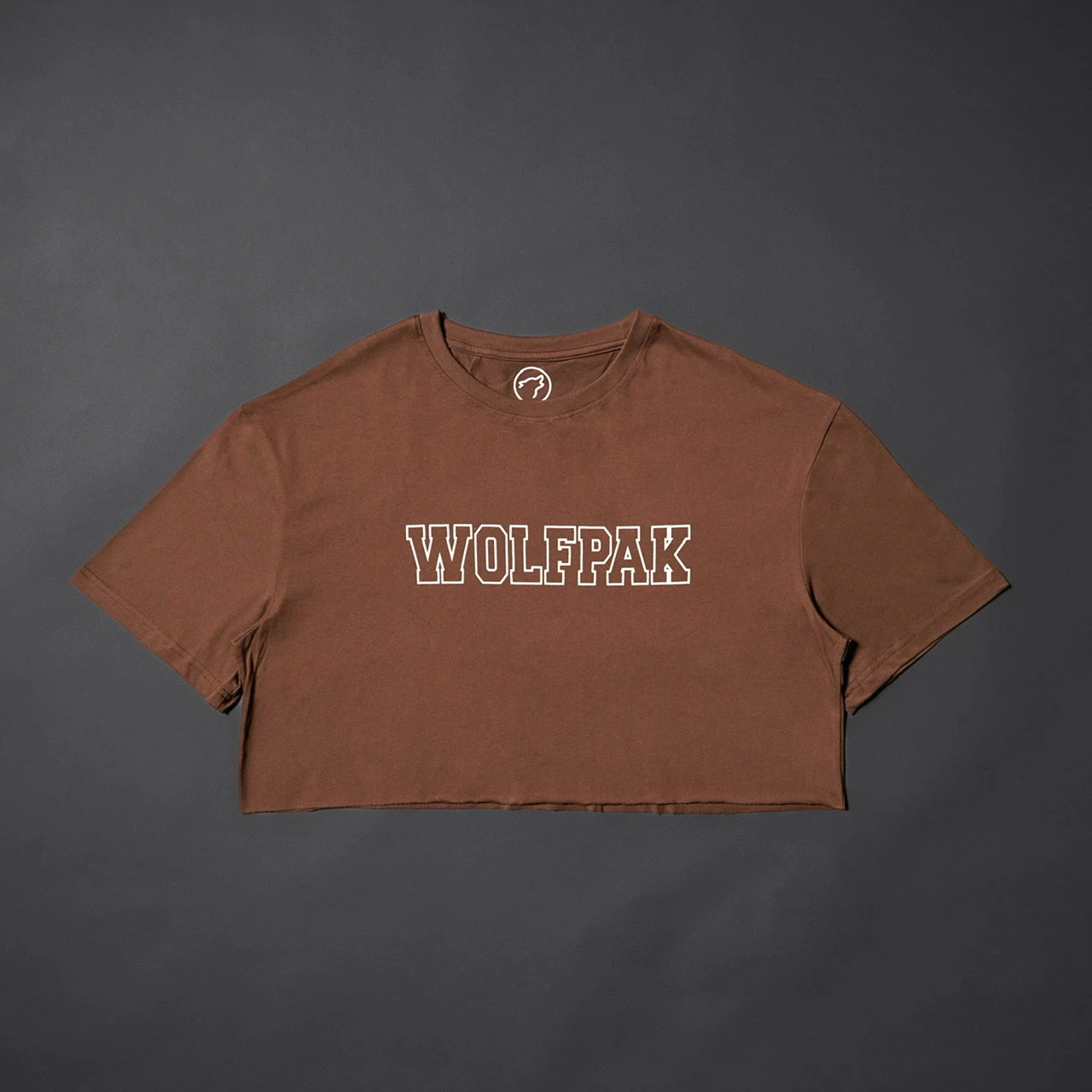 Women's Varsity Cropped Tee Mocha Brown 8 Women's Varsity Cropped Tee Mocha Brown - Image 8
