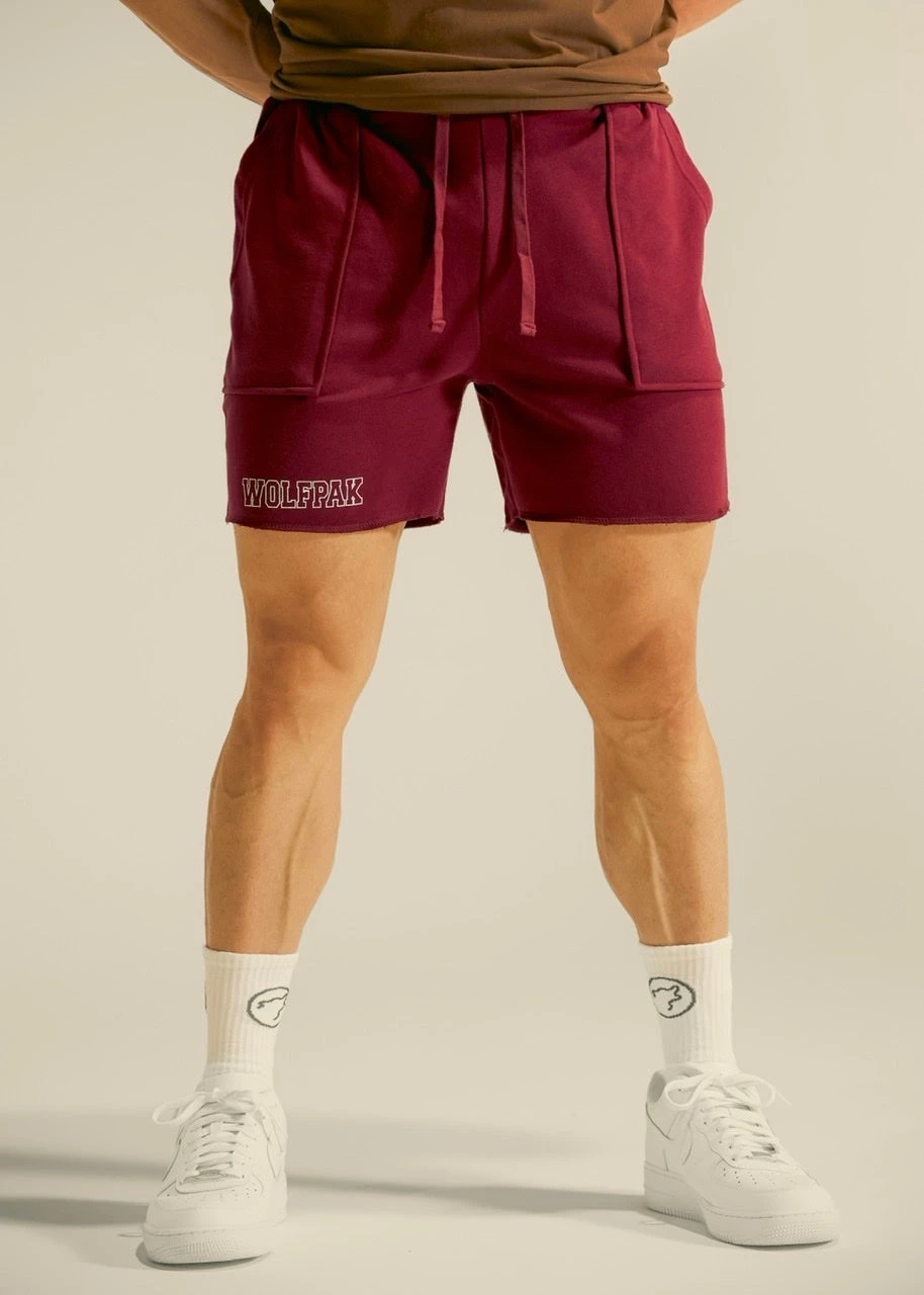 Men's Varsity Shorts Crimson Red 1 Men's Varsity Shorts Crimson Red