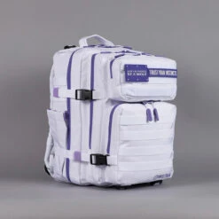 35L Backpack White With Purple Accents -Fashion bags 51BBB12B 6C7B 4443 BB7B DE536799D667