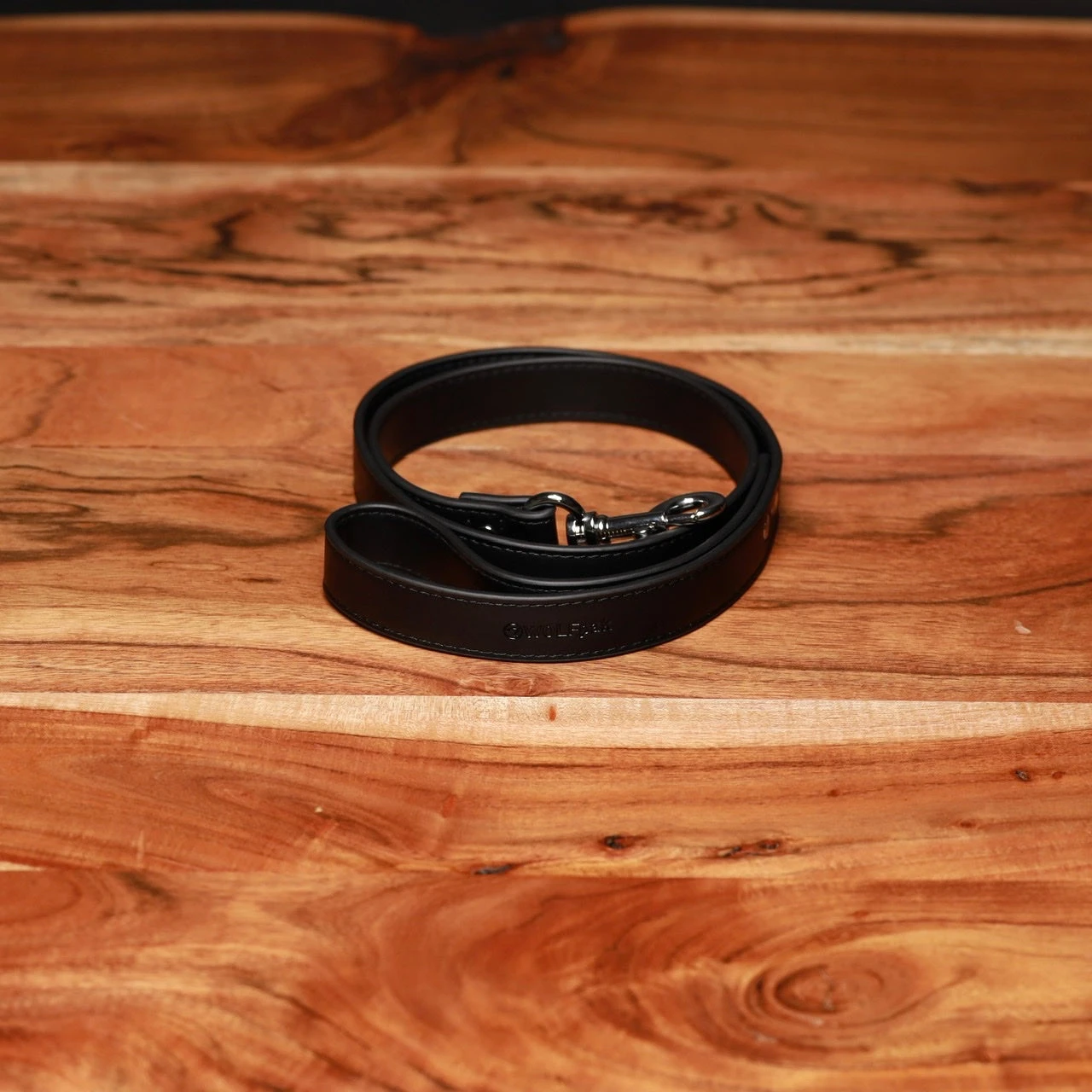 Luxury Dog Leash Alpha Black 1 Luxury Dog Leash Alpha Black