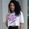 Beastmode Pink Cropped Tee