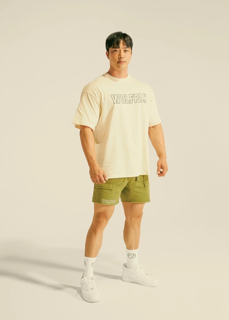 Men's Varsity Tee Cream 3 Men's Varsity Tee Cream - Image 3