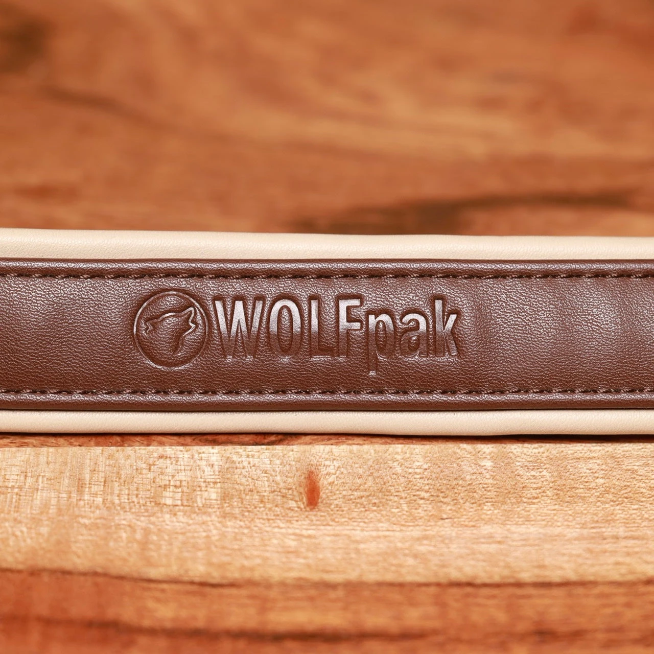 Luxury Dog Collar Sepia Brown & Neutral 3 Luxury Dog Collar Sepia Brown & Neutral - Image 3