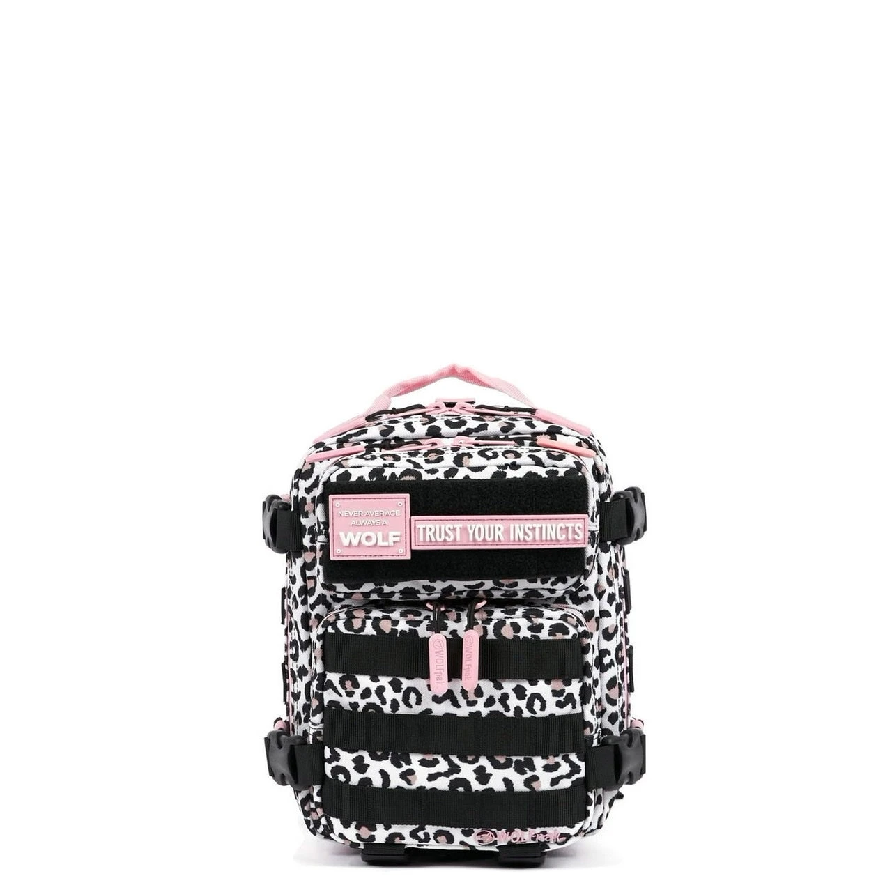 9L Backpack Mini Leopard Pink Zip 2 9L Backpack Mini Leopard Pink Zip - Image 2