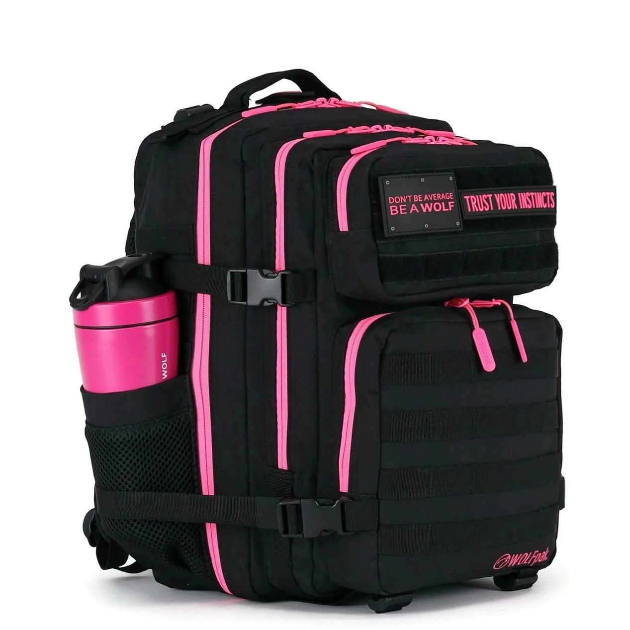 35L Backpack Black Neon Pink 2 35L Backpack Black Neon Pink - Image 2