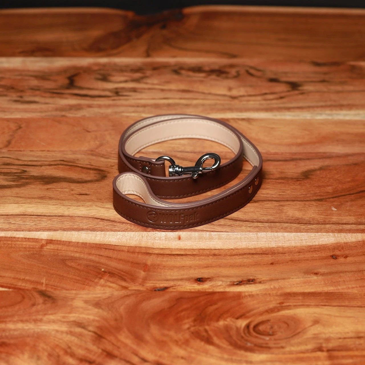 Luxury Dog Leash Sepia Brown & Neutral 1 Luxury Dog Leash Sepia Brown & Neutral