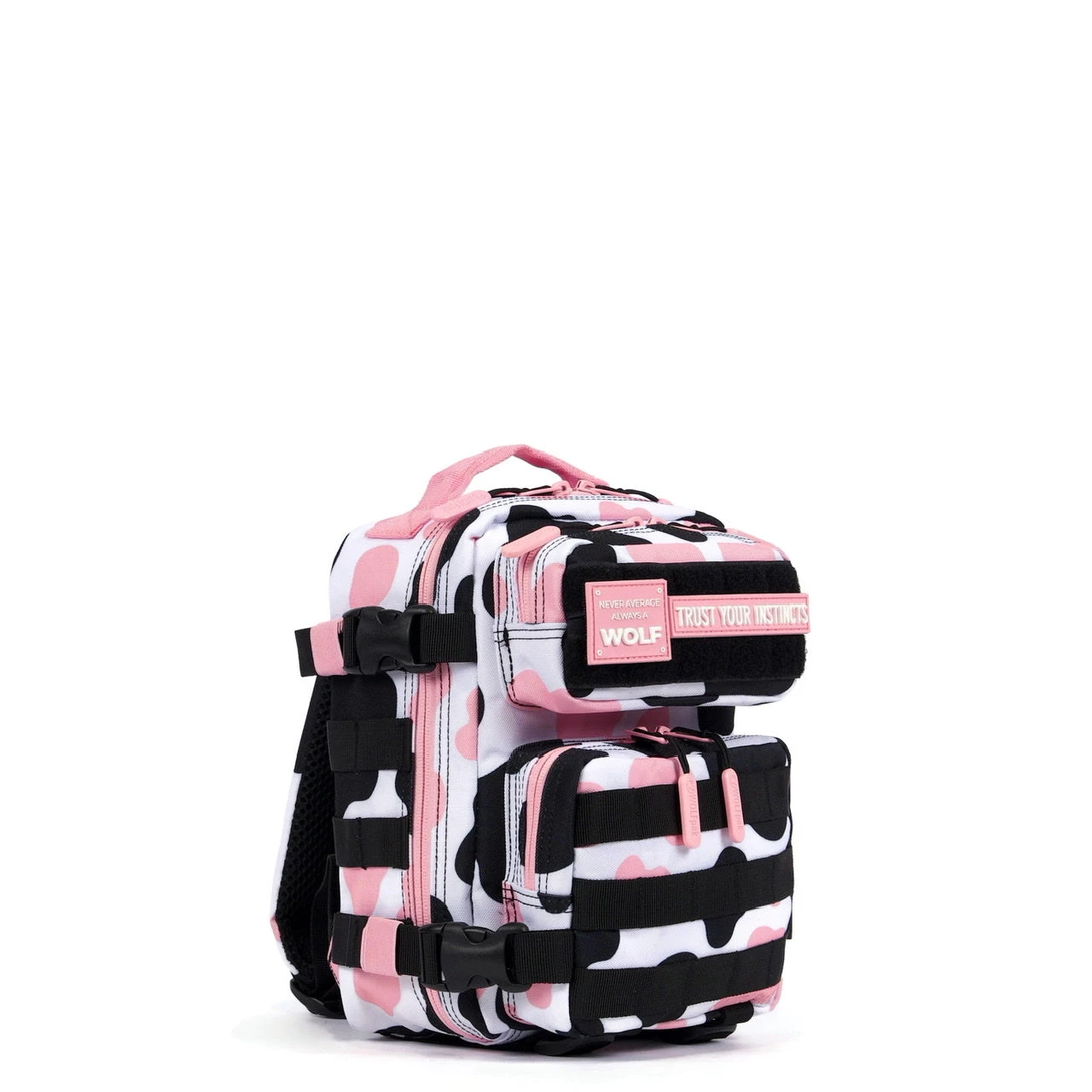 9L Backpack Mini Pink Black Cow 1 9L Backpack Mini Pink Black Cow