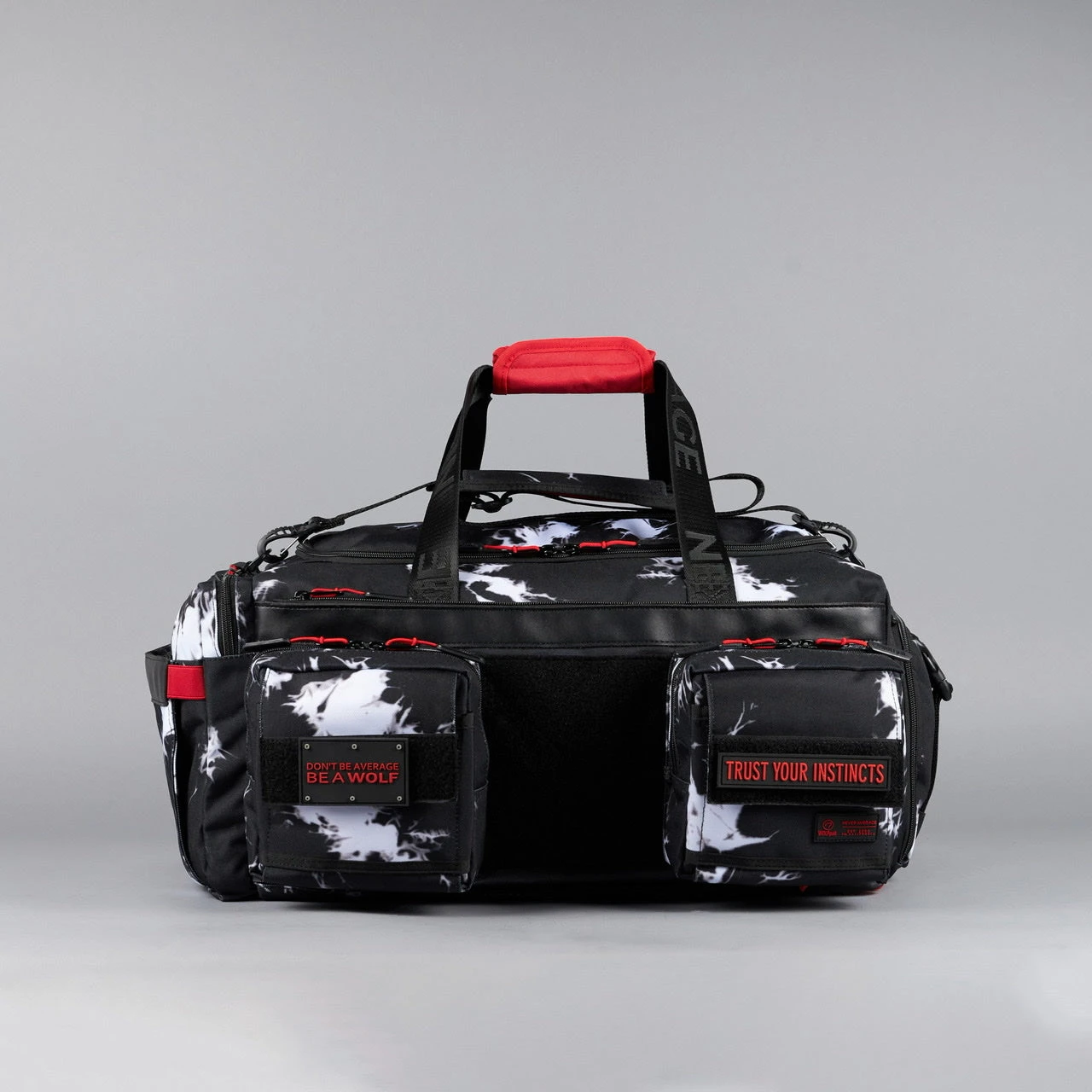 40L Ultimate Duffle Bag Black Lightning Immortal Red 12 40L Ultimate Duffle Bag Black Lightning Immortal Red - Image 12
