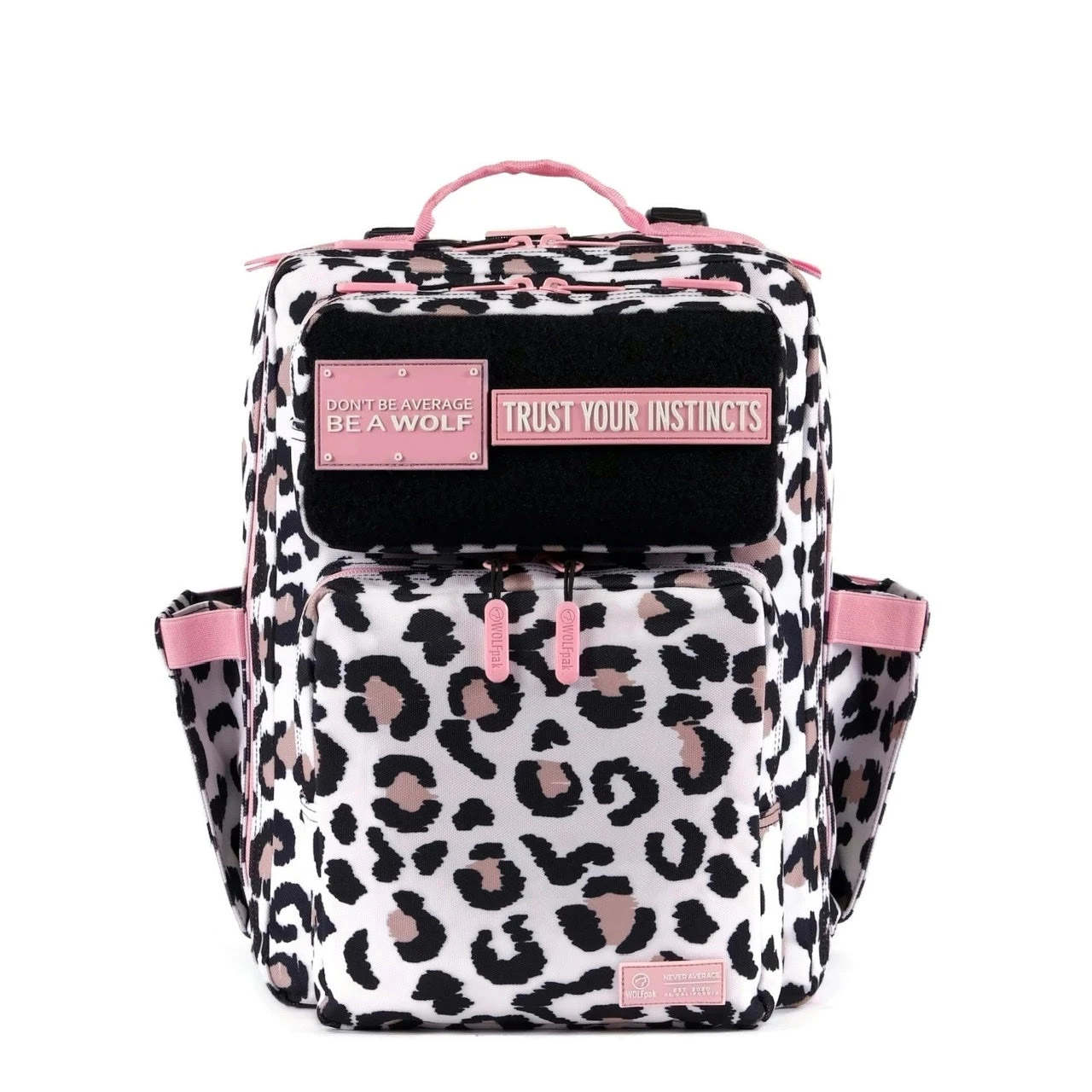 15L Backpack Leopard Pink Zip 3 15L Backpack Leopard Pink Zip - Image 3