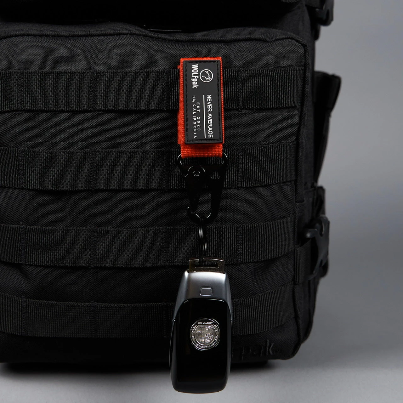 Multi-Functional Nylon Key Chain Blood Orange 6 Multi-Functional Nylon Key Chain Blood Orange - Image 6