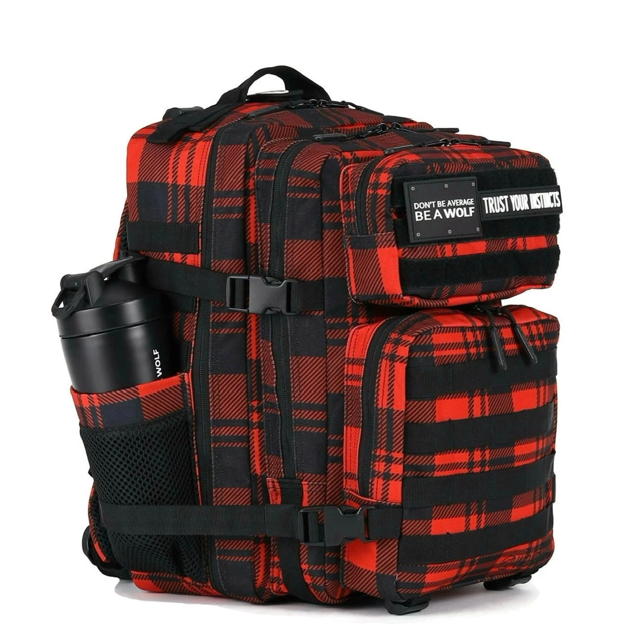 35L Backpack Buffalo Red Plaid 2 35L Backpack Buffalo Red Plaid - Image 2