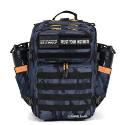 35L Backpack Black Camo Orange