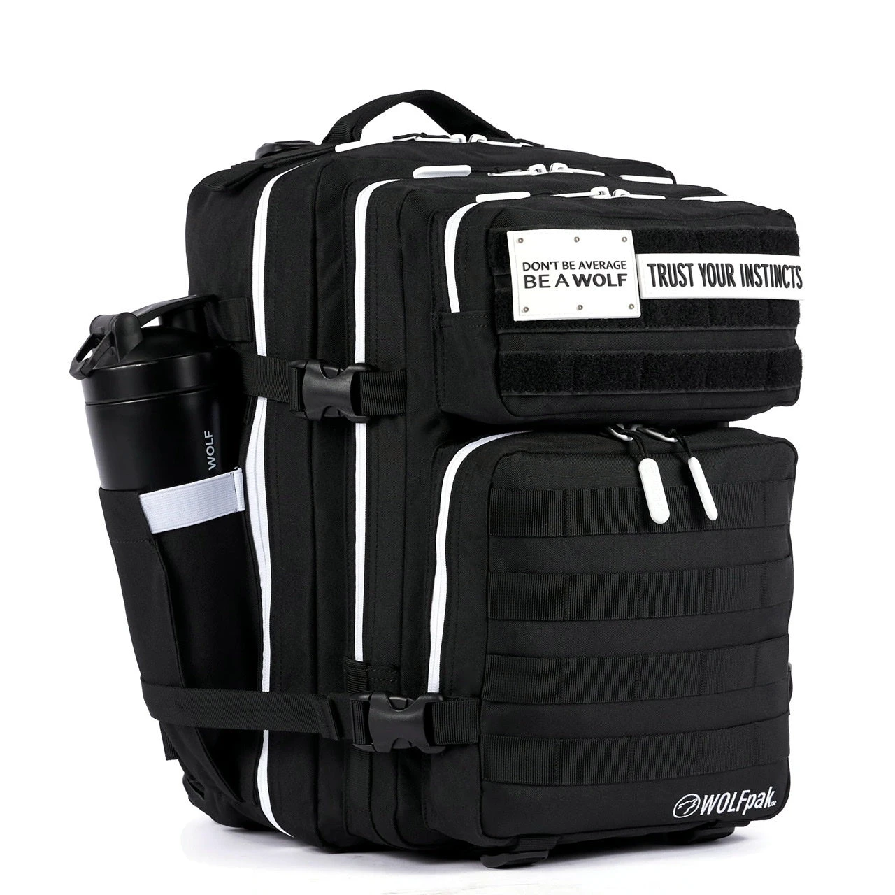 35L Backpack Alpha Black White Accents 2 35L Backpack Alpha Black White Accents - Image 2