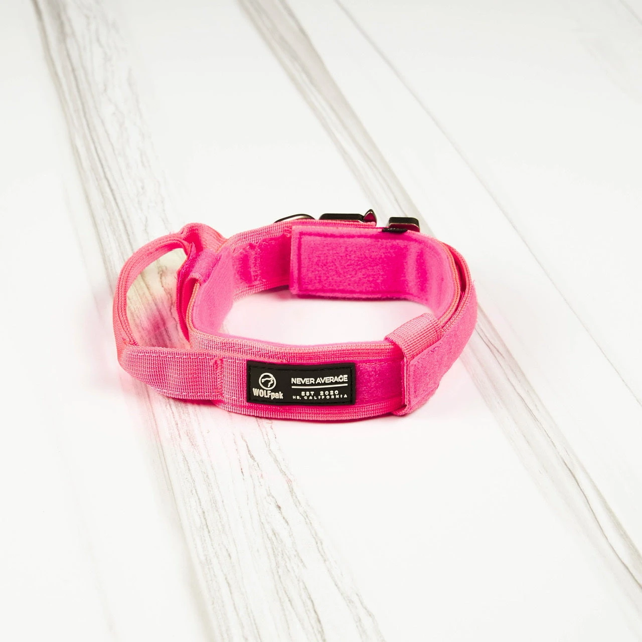 Tactical Nylon Dog Collar Pink Goddess 7 Tactical Nylon Dog Collar Pink Goddess - Image 7