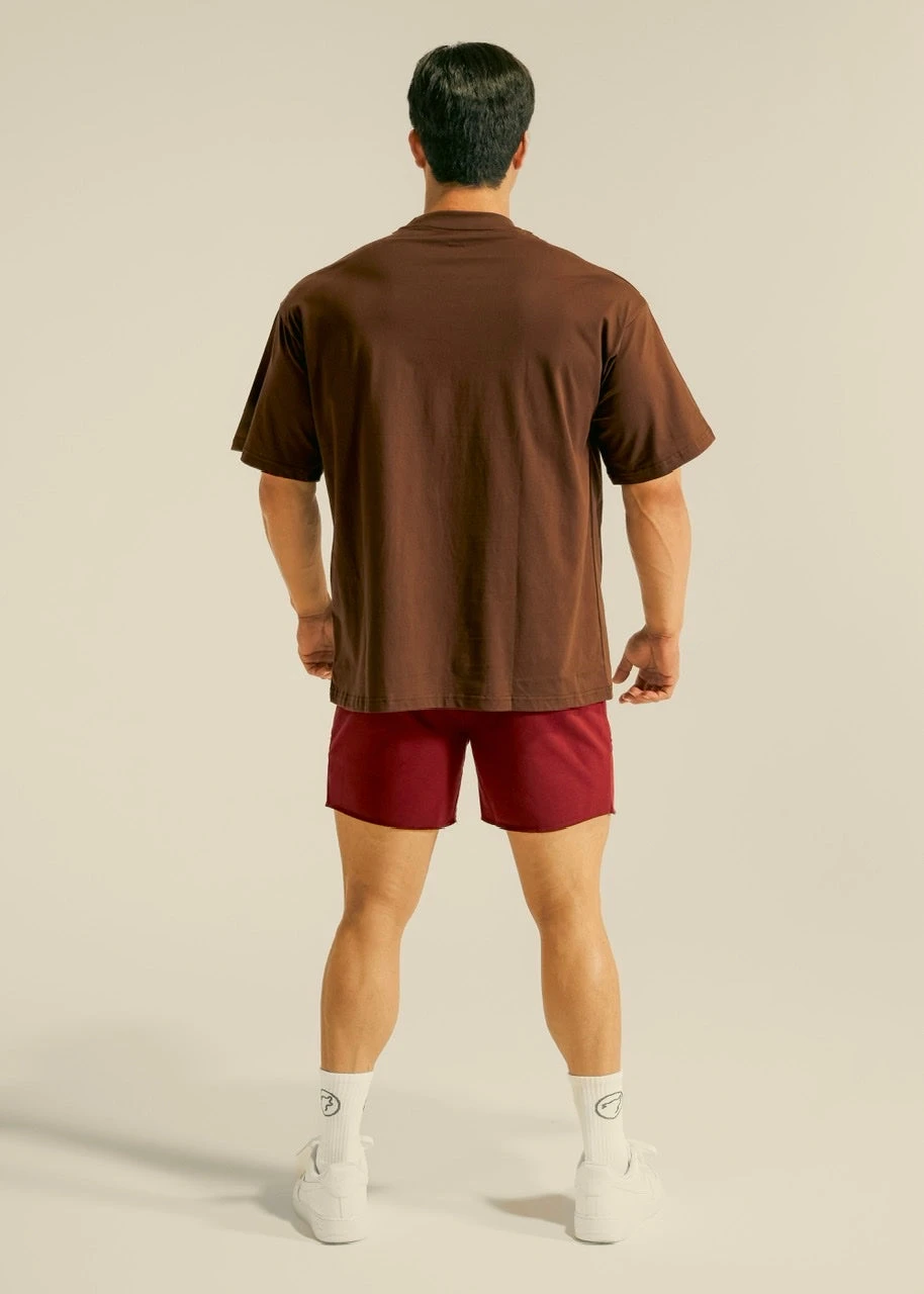 Men's Varsity Tee Mocha Brown 4 Men's Varsity Tee Mocha Brown - Image 4