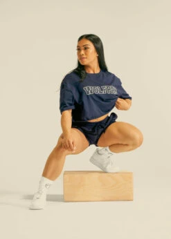 Women's Varsity Cropped Tee Varsity Blue 17 Women's Varsity Cropped Tee Varsity Blue -Fashion bags B05D08DC E0FC 4A82 A41C 28C2454D4F94