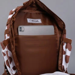 35L Backpack Brown White Cow -Fashion bags B70CD204 AF3F 4C35 9638 2DEDABF603F2