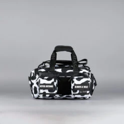 20L Mini Duffle Bag Black White Cow -Fashion bags B9F1D03F 284B 4349 B92C 9A439D892674