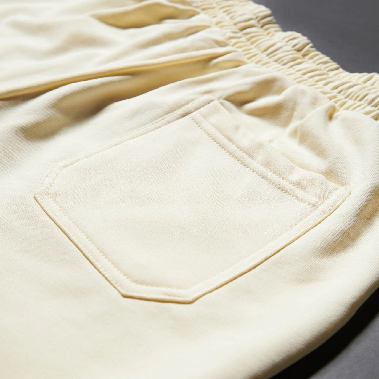 Men's Varsity Shorts Cream 10 Men's Varsity Shorts Cream - Image 10