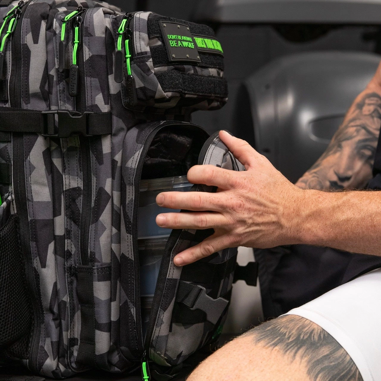 45L Splinter Camo Green Meal Prep Management 6 45L Splinter Camo Green Meal Prep Management - Image 6