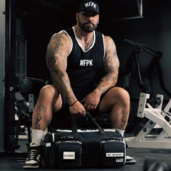 40L Ultimate Duffle Bag Alpha Black White Accents -Fashion bags DC4C2CE4 B3F9 463B A491 C8BEF5A7A7F4