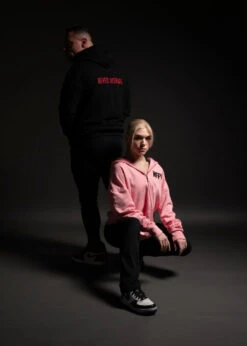 Alpha Black Savage Red Zip Up Hoodie -Fashion bags DE556585 988B 441B 8F62 A81174543C8F