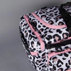 40L Ultimate Duffle Bag Leopard Pink Zip -Fashion bags E5490F9E 61B6 40CD B12F 154166F8B8ED