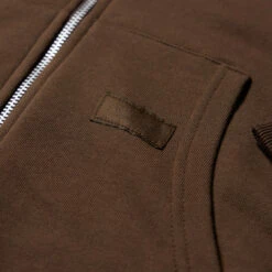 Mocha Brown Zip Up Hoodie -Fashion bags ED67EEBB 0352 48C9 B37B 0B52FA923284