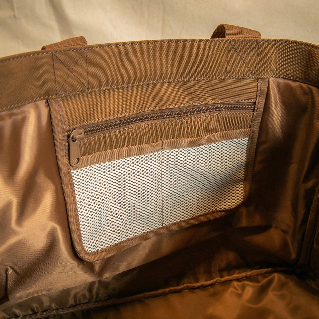 Tote Bag Mocha Brown 9 Tote Bag Mocha Brown - Image 9