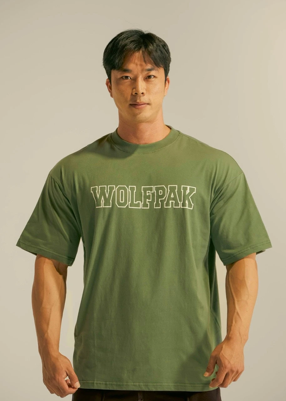 Men's Varsity Tee Moss Green 1 Men's Varsity Tee Moss Green