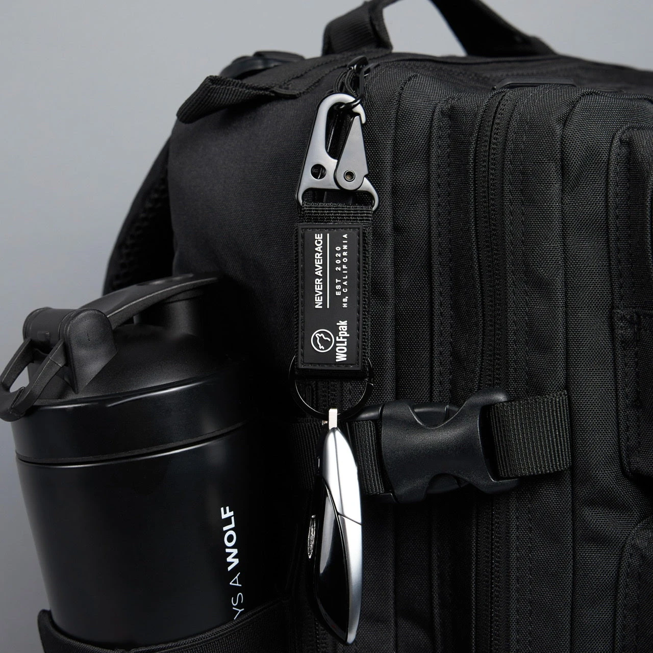 Multi-Functional Nylon Key Chain Alpha Black 5 Multi-Functional Nylon Key Chain Alpha Black - Image 5