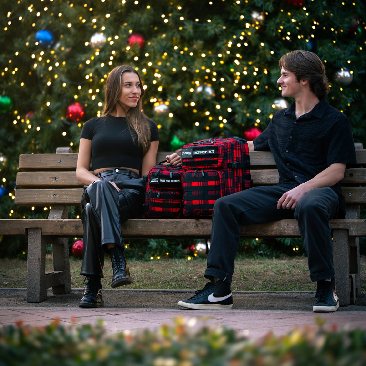 35L Backpack Buffalo Red Plaid 4 35L Backpack Buffalo Red Plaid - Image 4