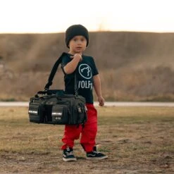 20L Mini Duffle Bag Alpha Black -Fashion bags a7r02139 enhanced nr