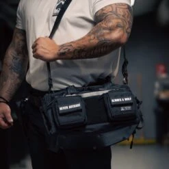 20L Mini Duffle Bag Alpha Black -Fashion bags a7r03195 enhanced nr