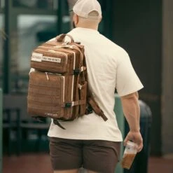 45L Backpack Mocha Brown 25 45L Backpack Mocha Brown -Fashion bags image1