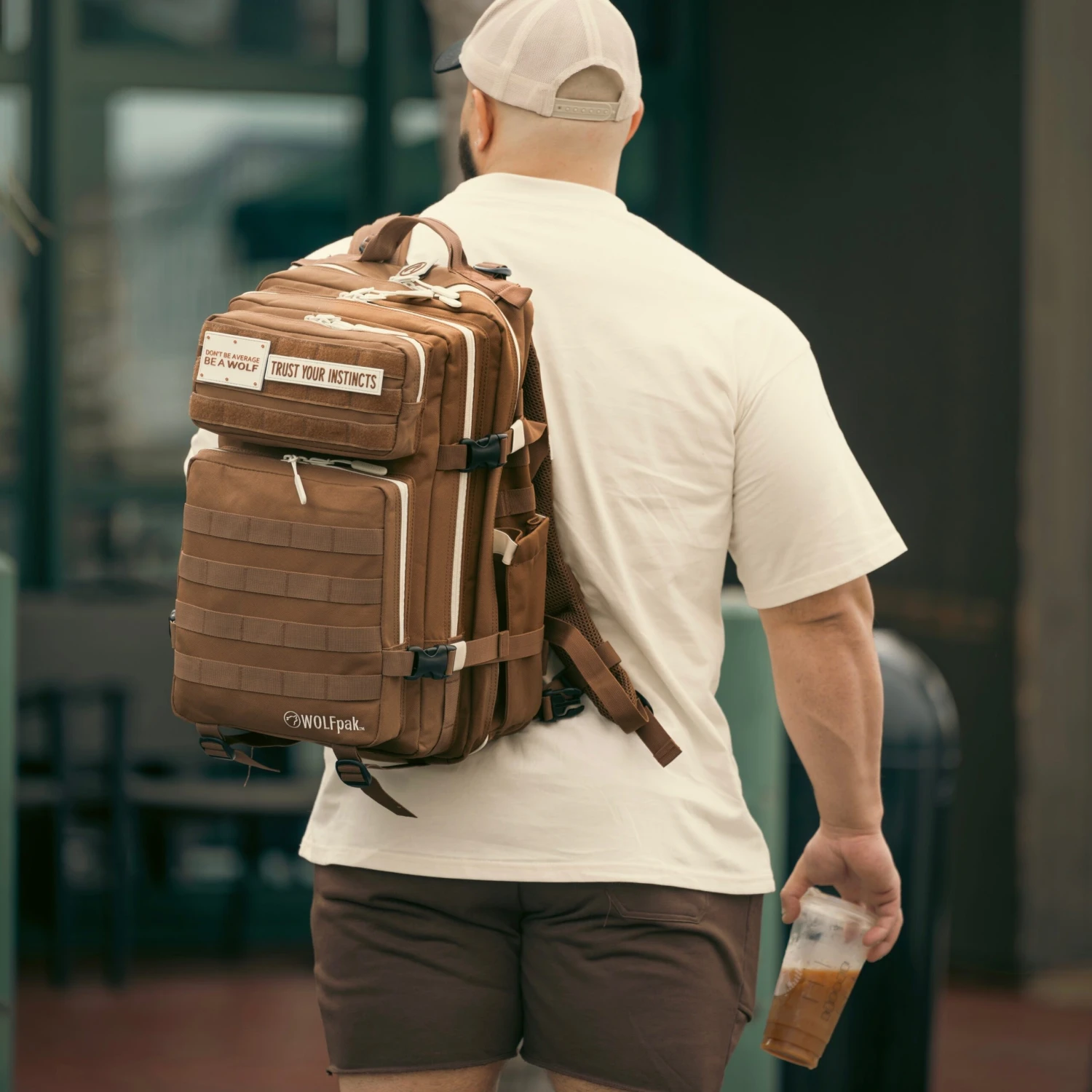 45L Backpack Mocha Brown 6 45L Backpack Mocha Brown - Image 6