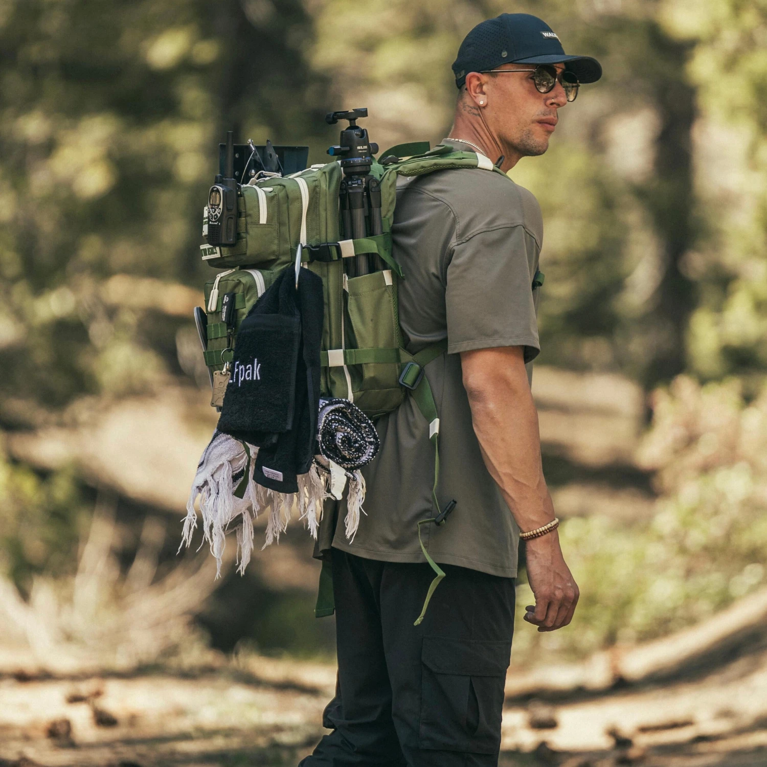 45L Backpack Moss Green 4 45L Backpack Moss Green - Image 4