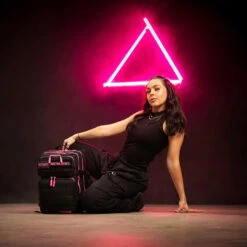 25L Backpack Black Neon Pink -Fashion bags image 448d9f47 c7b0 4dd2 a77c 4291ae3ba9b6