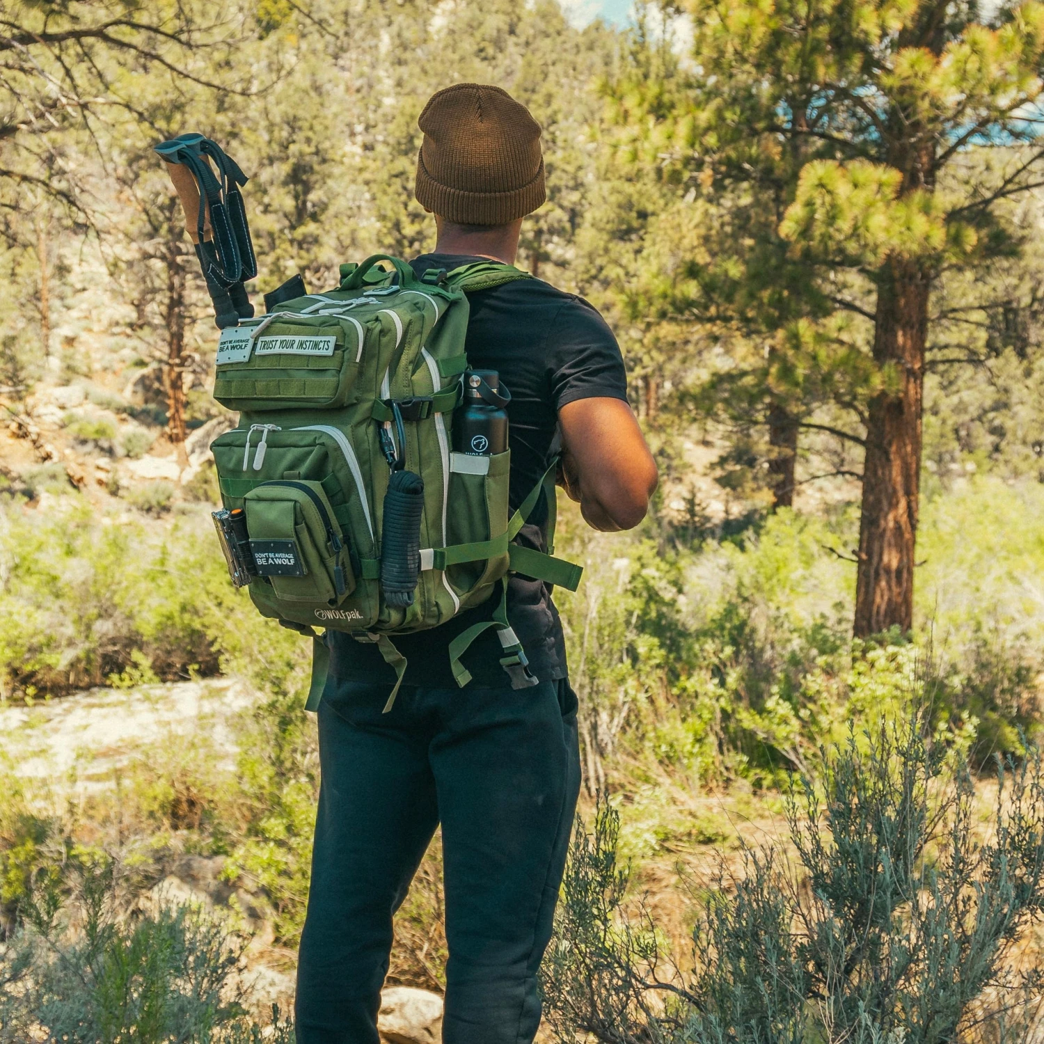 35L Backpack Moss Green 3 35L Backpack Moss Green - Image 3