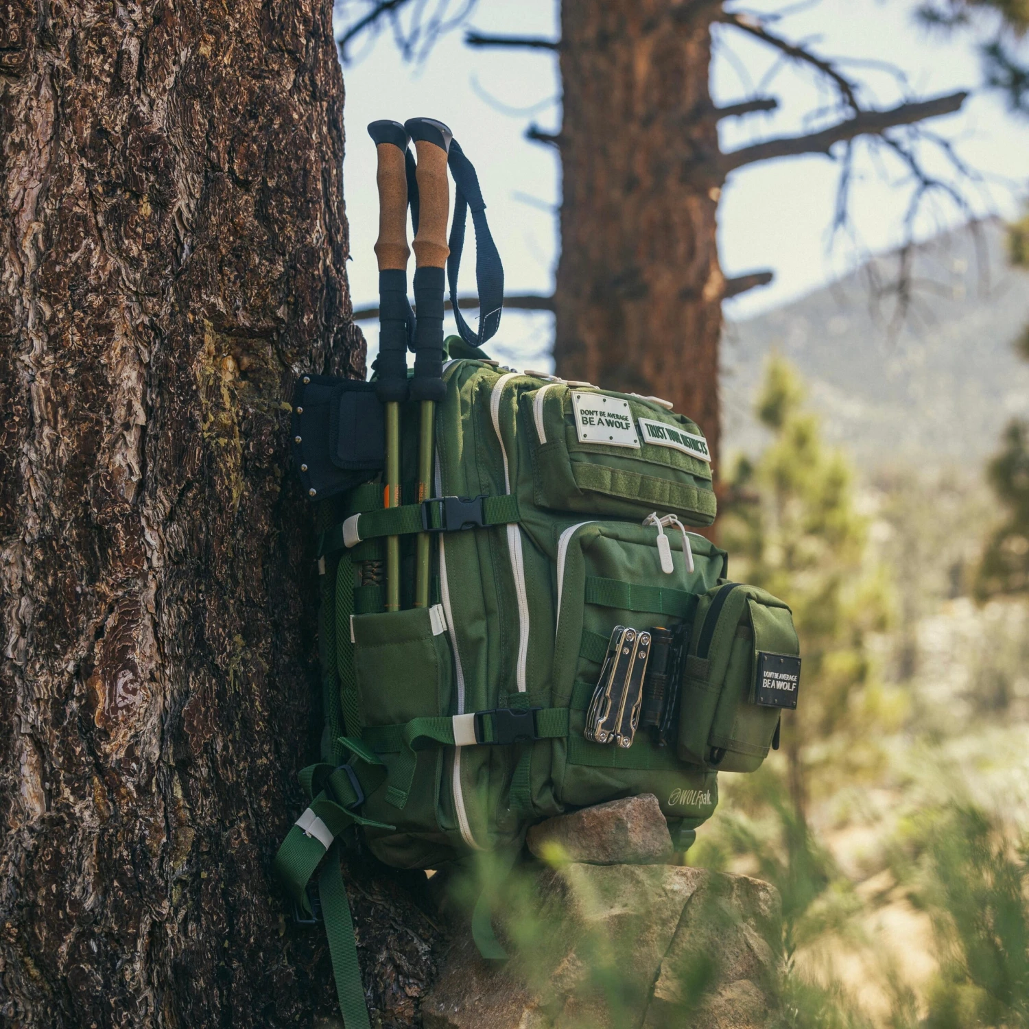 35L Backpack Moss Green 4 35L Backpack Moss Green - Image 4