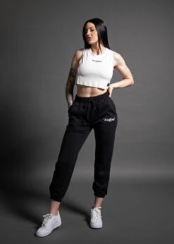 Women's Script Cropped Tank -Fashion bags image 7beeab90 3a8d 4e88 a1a0 e1c74a14c879