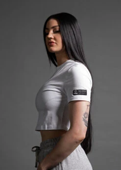 Women's Script Cropped Tee -Fashion bags image eec4094d 7098 41e9 b23e 64cc0f46cccf